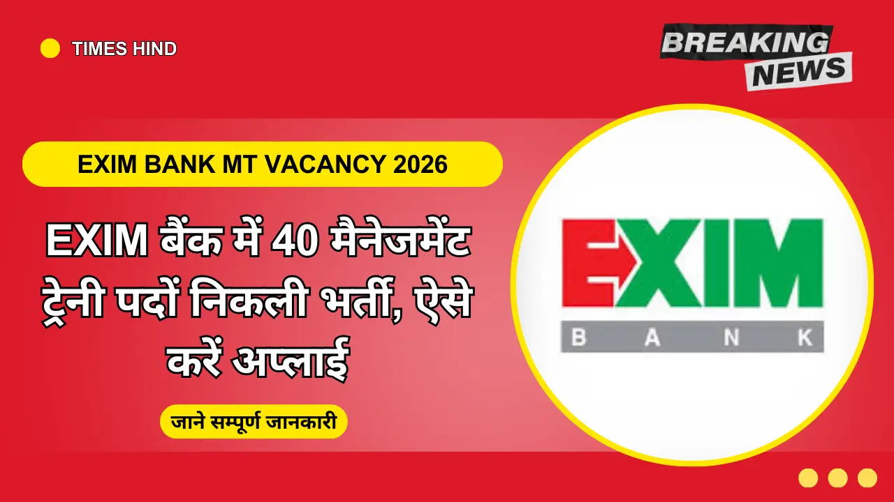 EXIM Bank Mt Vacancy 2026